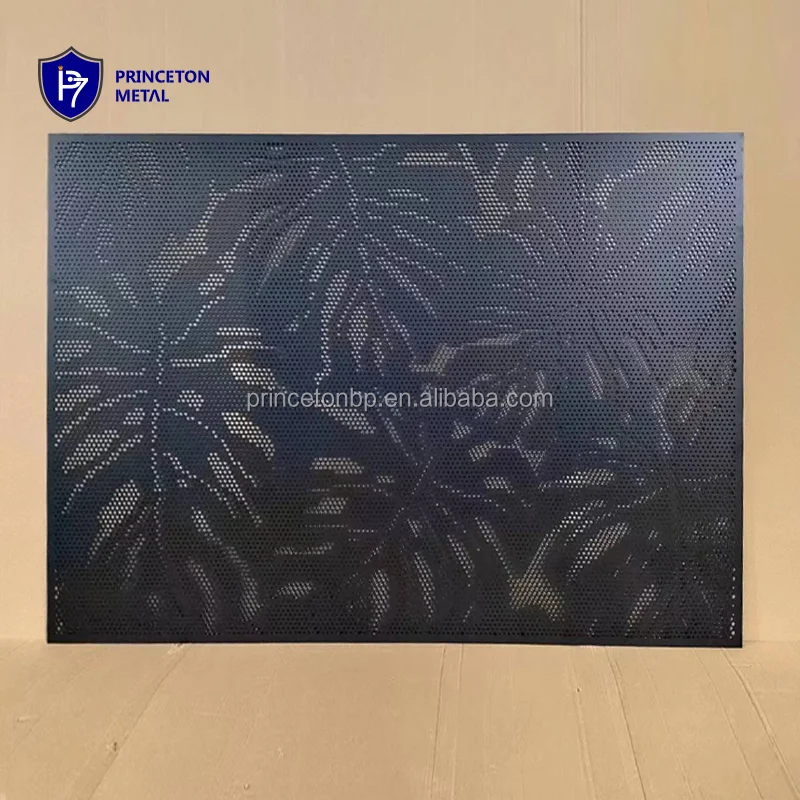 Ventilated Style Powder Coated Perforated Aluminum Alloy Privacy Pool Fence Panel