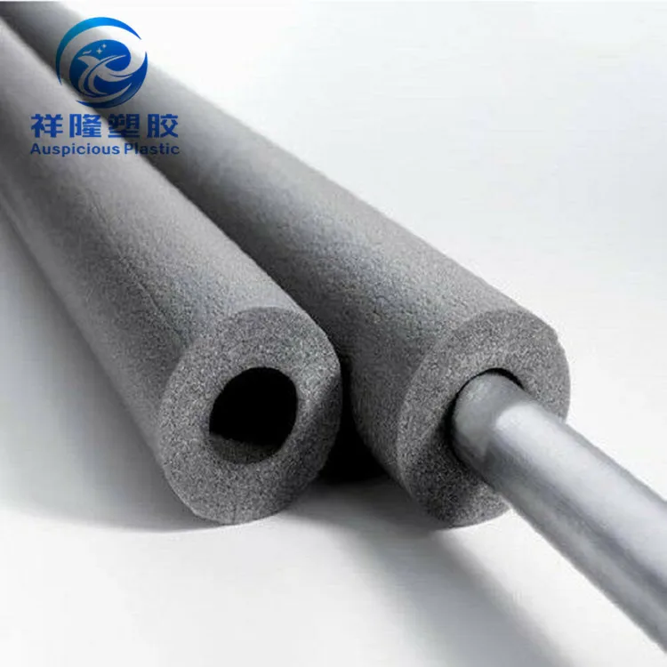 Grey Foam Pipe Insulation / Tube Lagging Wrap Roll Copper Pipe Lag