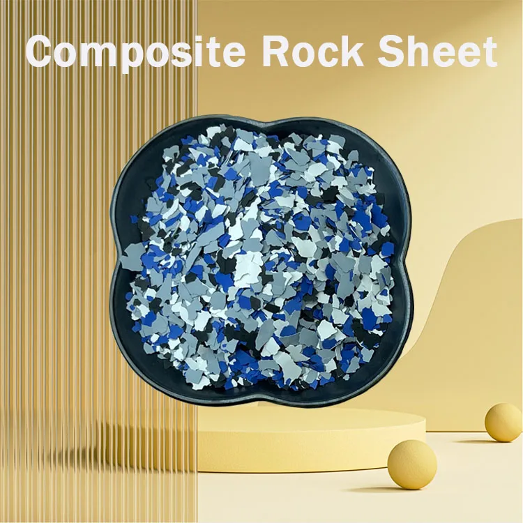 Epoxy Flakes Floor Flakes for Decorative Floors and Crafts Polymer Sheet factory