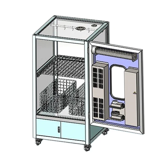 502 Super Glue Latent Print Developing Machine with 220V Cyanoacrylate Fuming Chamber 1-Year Warranty