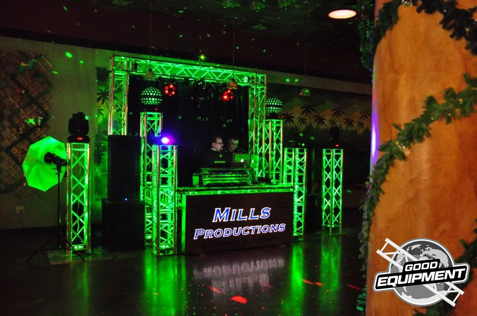 Customized Dj Booth for Moving Head Lights Truss Stand Tv Mount