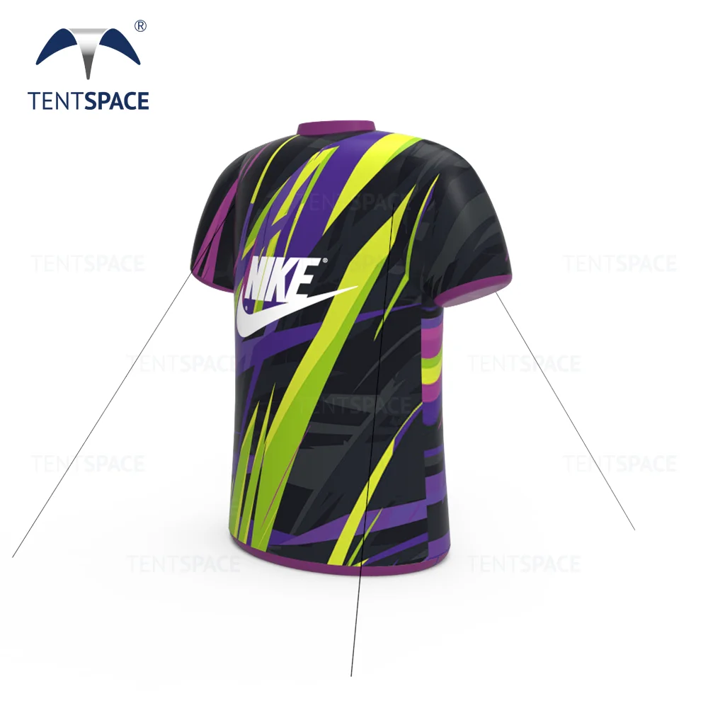 Customized Inflatable Jerseys Clothes Promotion Advertising Inflatable T-shirt Inflatable Product for Outdoor Sport Race Event