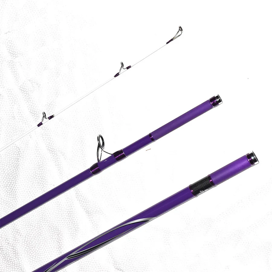 4.5m Fuji Components Color Purple 3 Sections Super Hard High Carbon Surf Rod Long Casting Beach Far Shot Fishing Rod