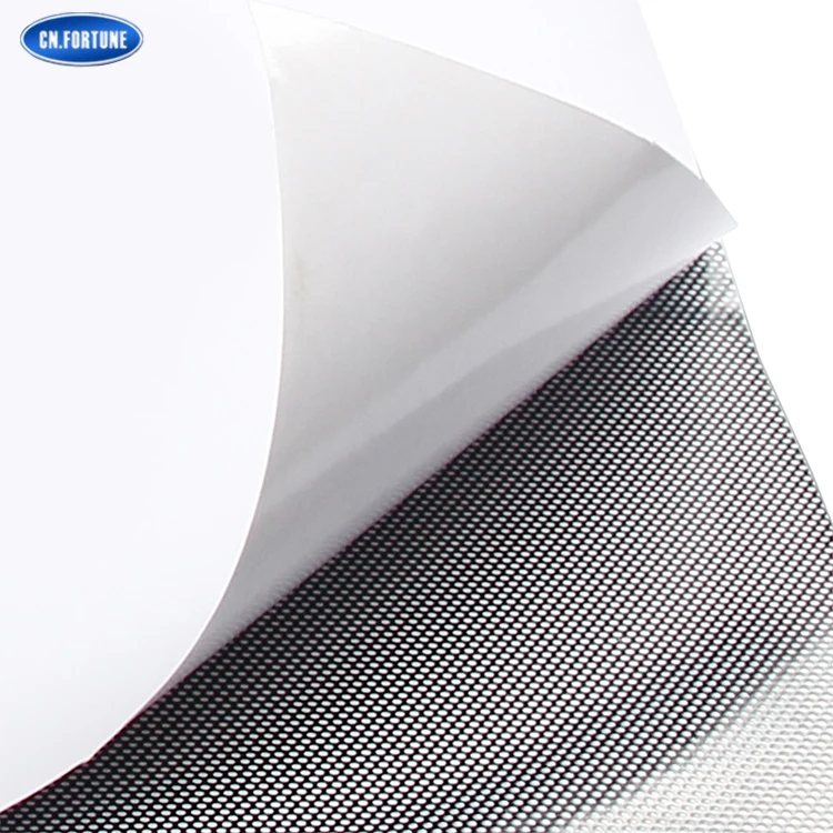 Eco-Solvent Printed Transparent PVC One-Way Vision Window Screen Sticker Vinyl Film with Eco-Friendly Features