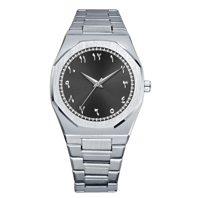 High Quality Waterproof Watches Hot Selling Arabic Mumeral Dial Watch Parts  Custom Luxury Business Wrist Quartz Watch for Men