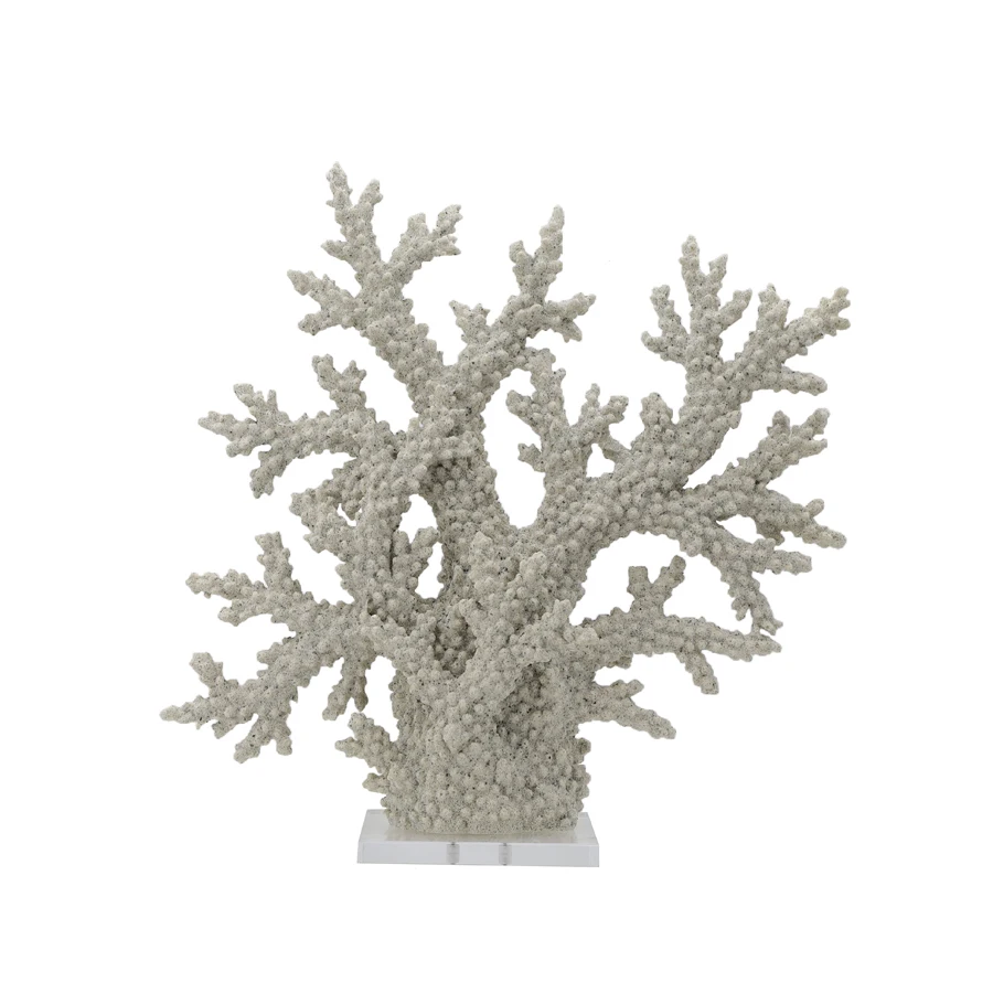 Coastal Artificial Resin Coral Reef Ocean Decor Acrylic Base For Home Decoration supplier