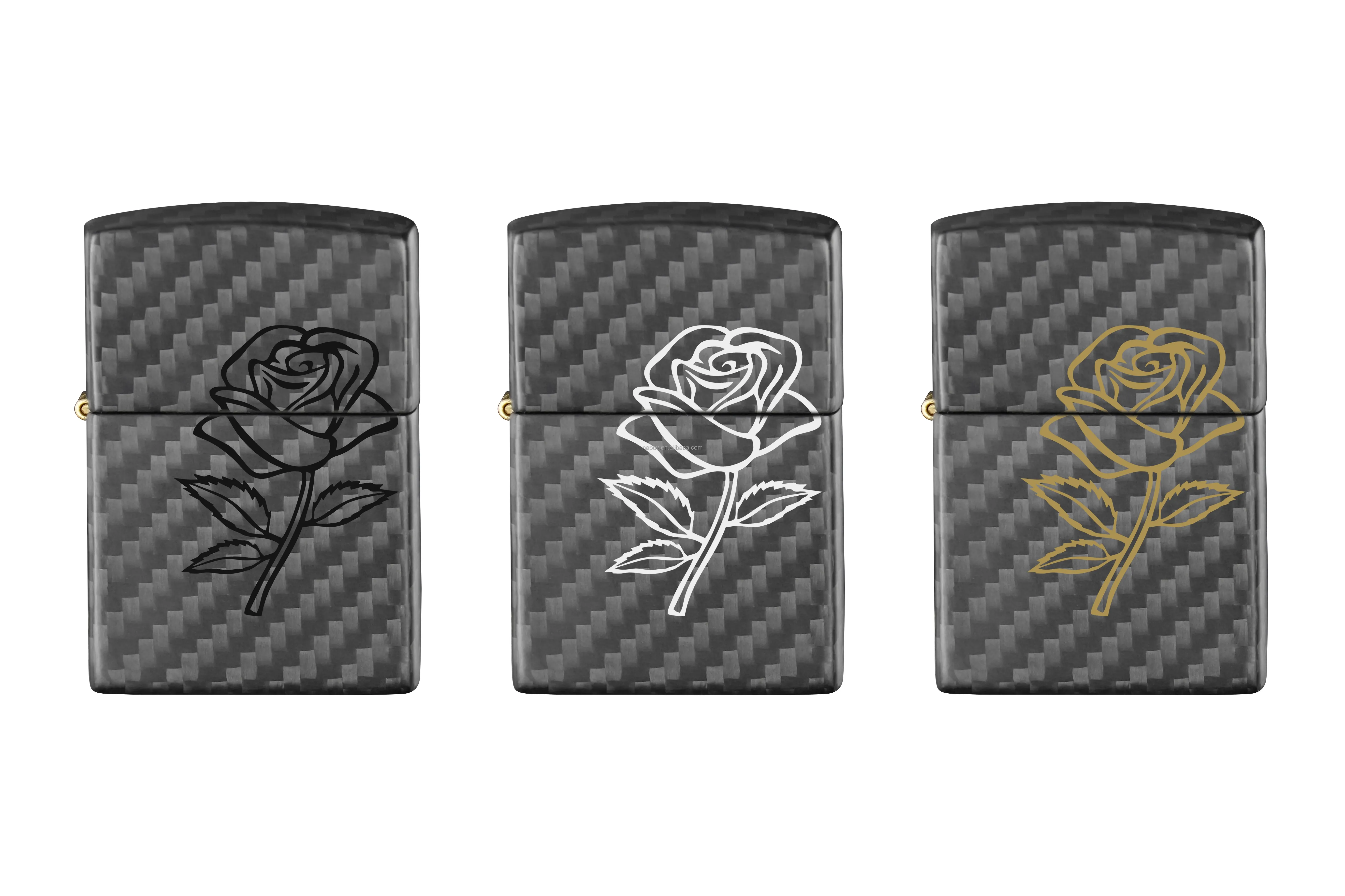 Carbon Fiber Zippo Lighter Case