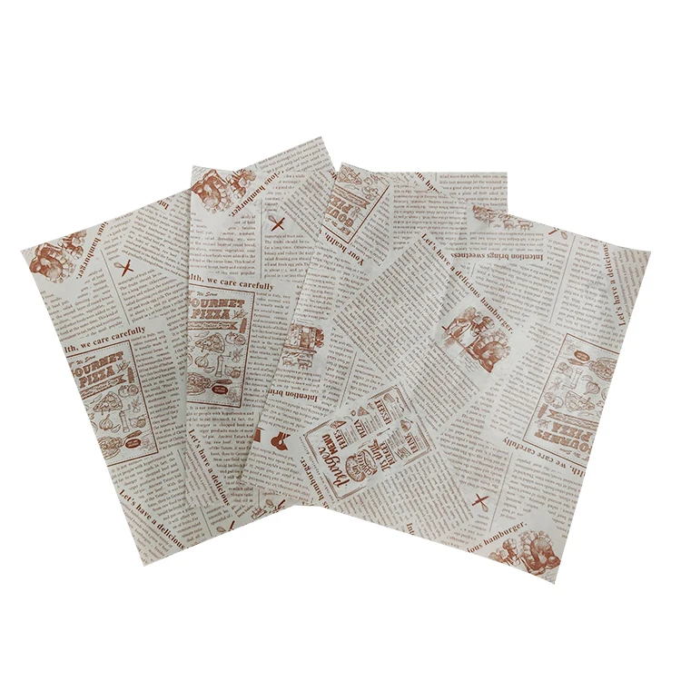 Изготовленный На Заказ печатный логотип и размер экологичный бумажный оберточный