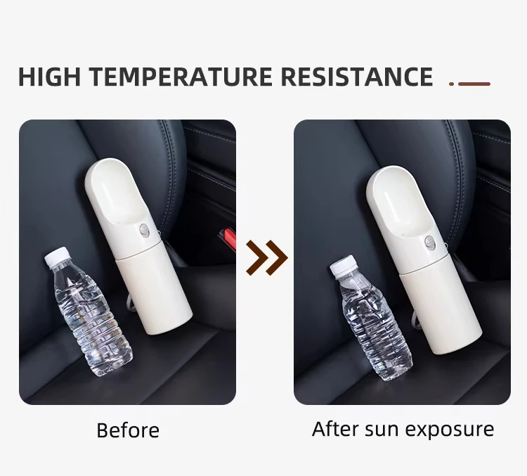 Dog Water Bottle Stainless Steel Insulated Dog Water Bottle Portable Accompanying Cup Walking Dog Water Bottle for Pets manufacture