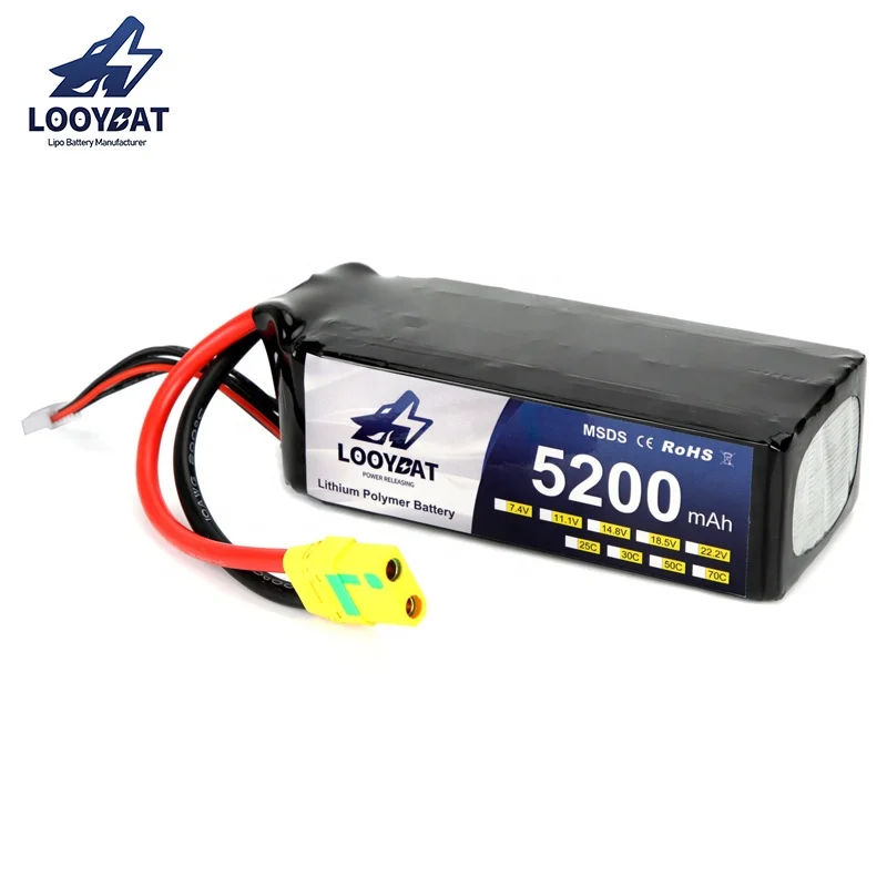 50 c vs 25 c lipo battery RC Pack 25C 50C RC Car Drone Factory OEM 3S 4S 6S 11.1V 14.8V 22.2V 5000mah 5200mah Lipo Battery Cell 3.7v Mah LFP Sports & Perfomance
