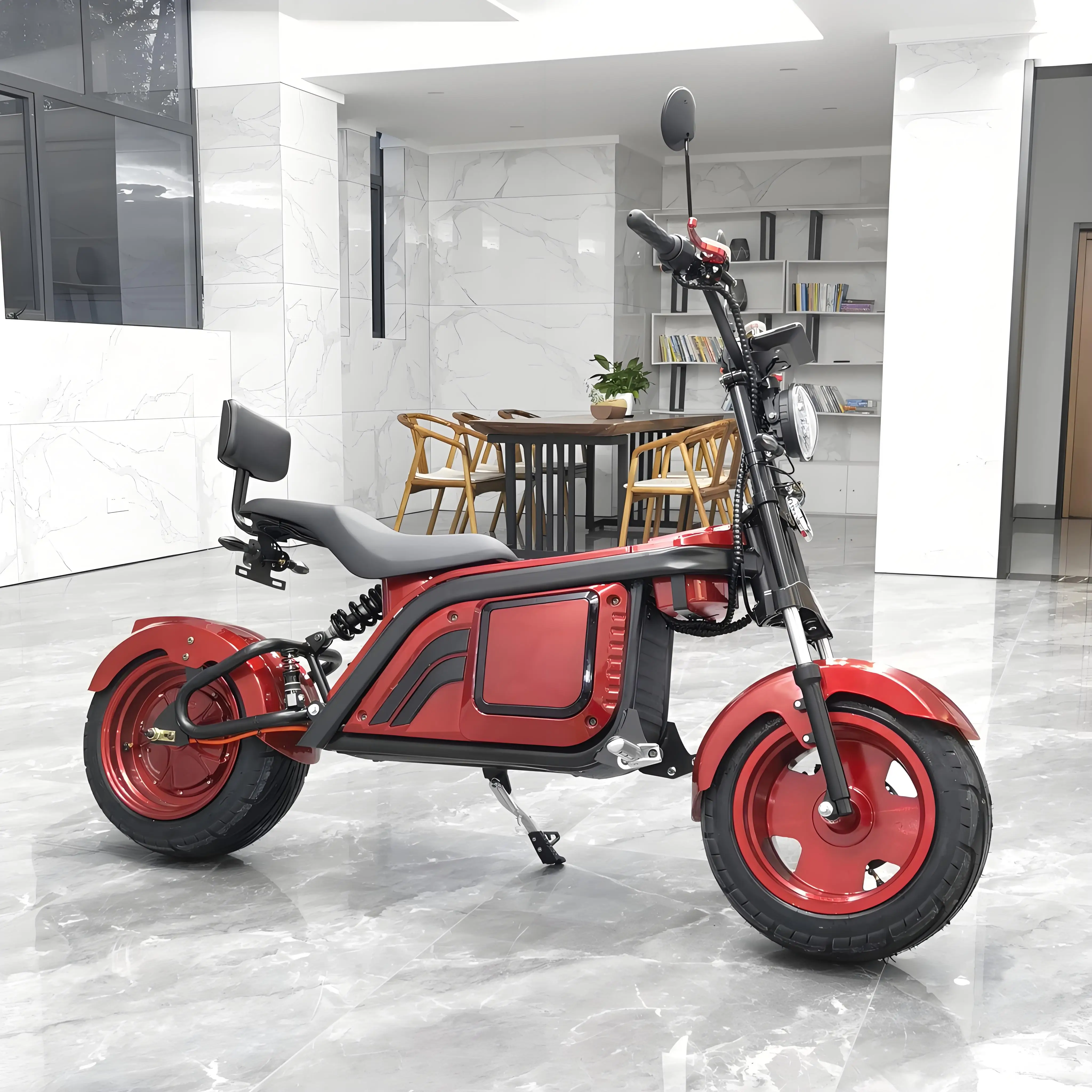 Innovative MH3 High Performance Electric Scooter Max Velocity 75 Km/H Cutting Edge Technology Long Range Battery