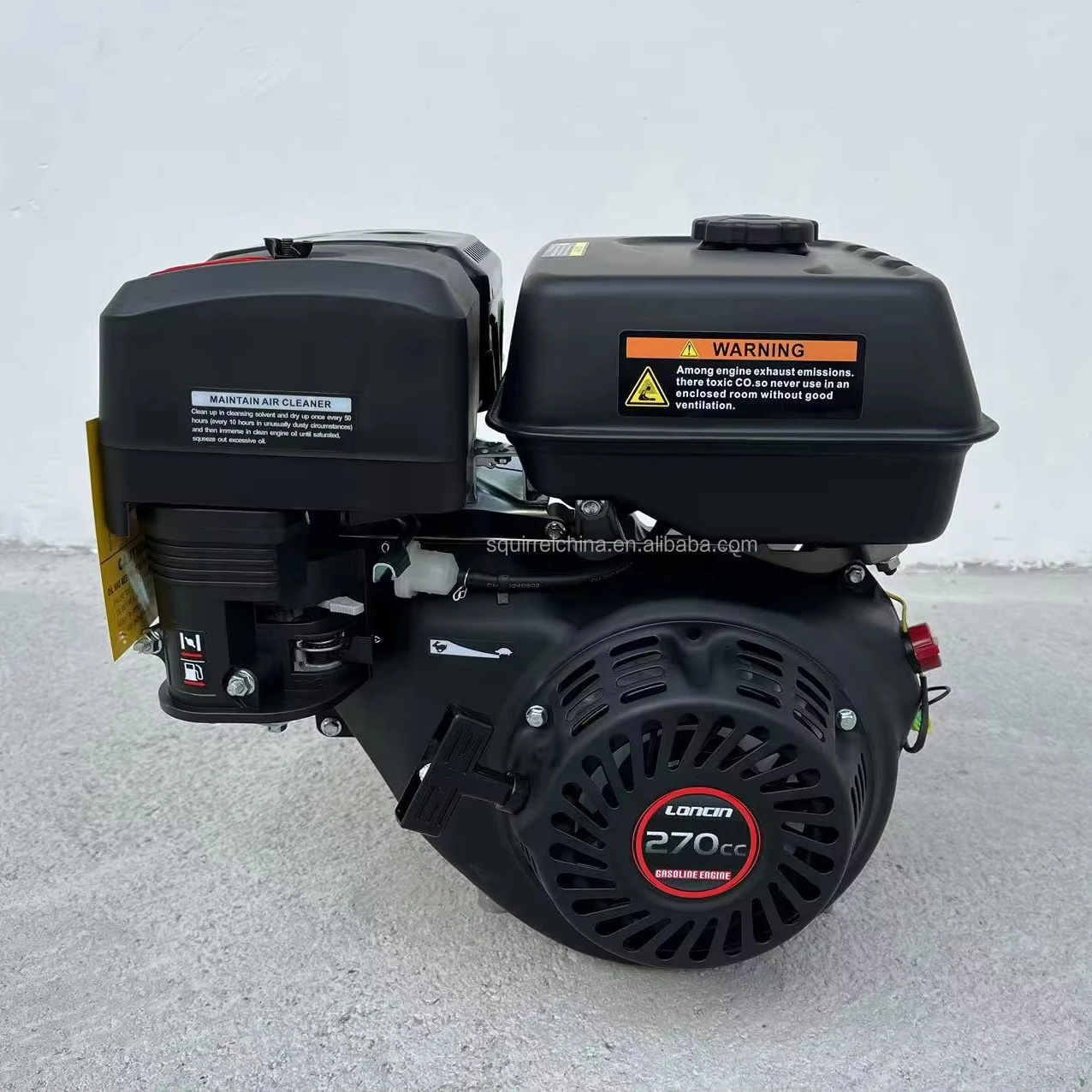 Moteur Essence Loncin G270F 9 CV 270 Cc – Remplacement Pour Plaque Vibrante, Kart, Moteur Euro 5