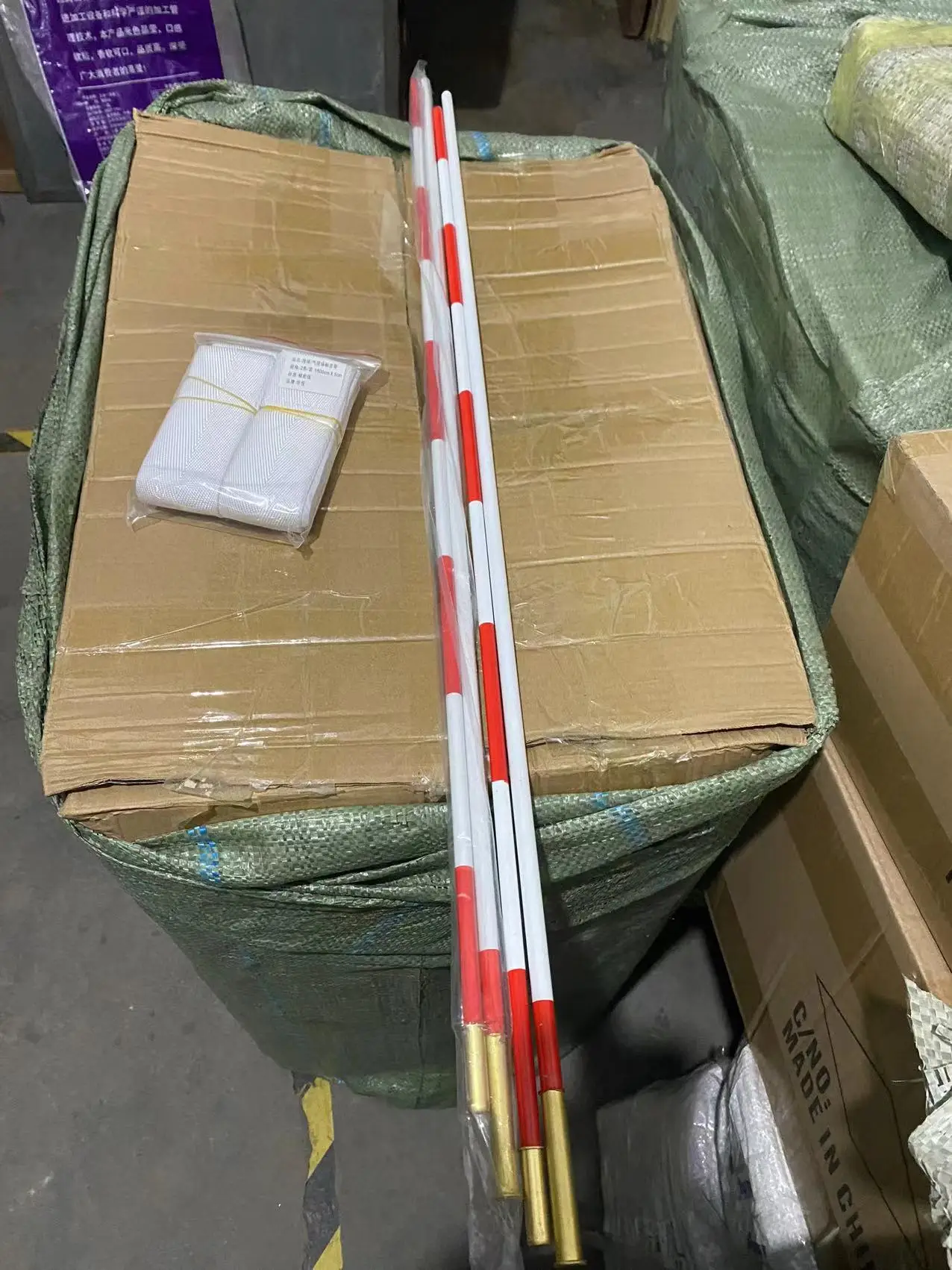 1.8m Solid Glass Fiber Foldable Volleyball Net Antenna Beach Volleyball