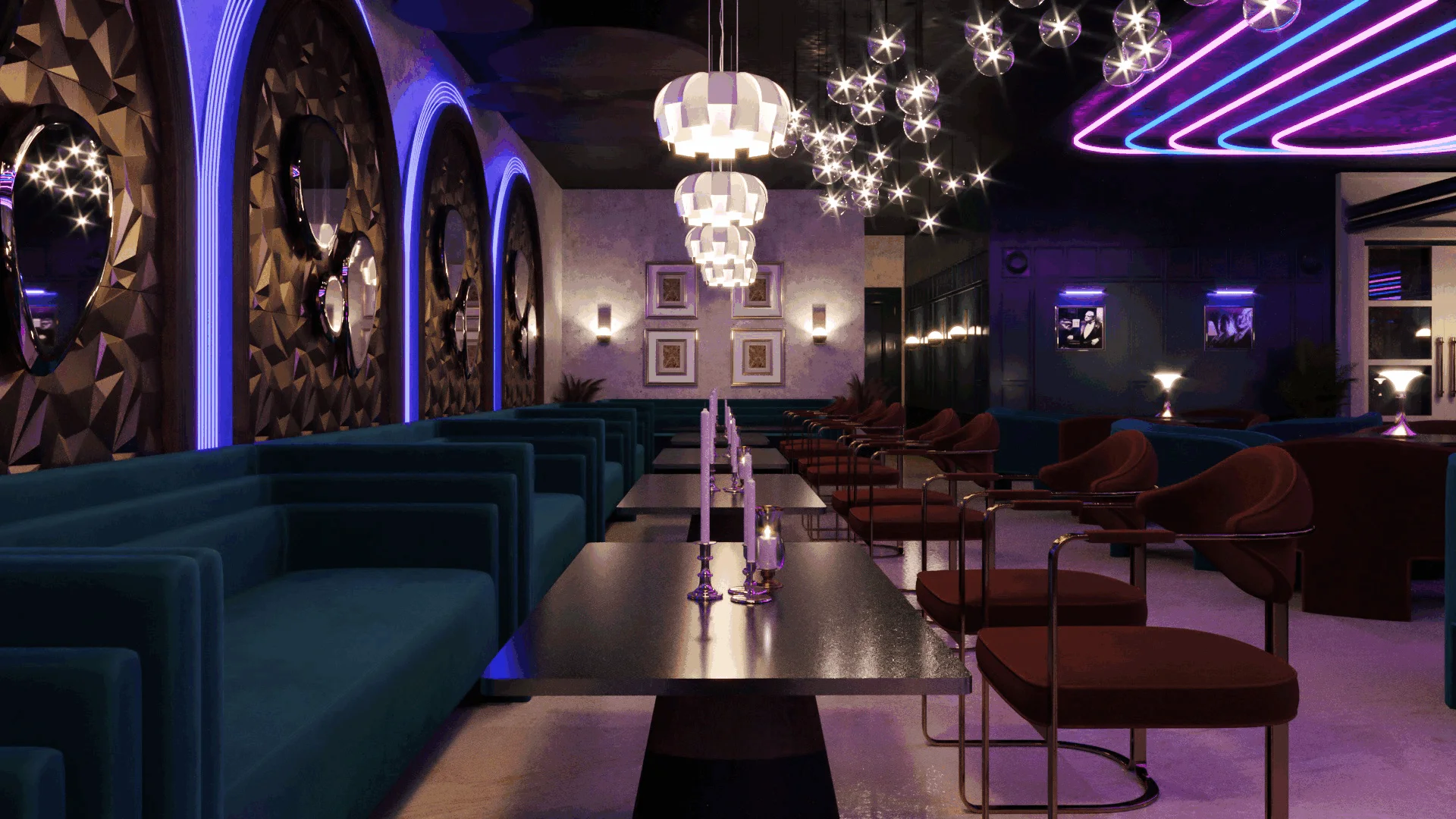 Customized Music bar Counter Dance Club Design Nightclub Disco Club Decor Ideas