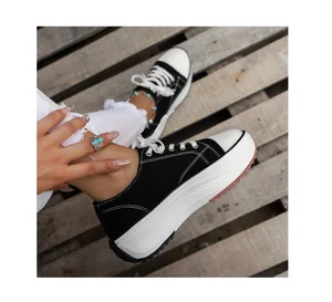 Cross Border 2026 New Thick Sole Camo Sail Cloth Shoes Large Spot Model 204