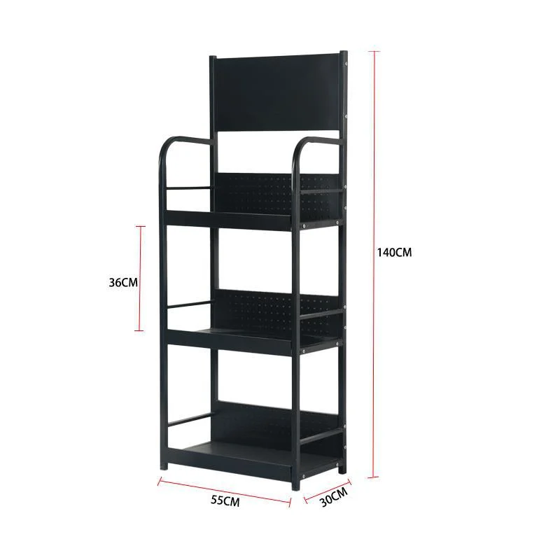 Supermarket Rack with Custom Logo Snack Display Rack for Grocery Retail Store Metal Storage Stand Shop Furniture