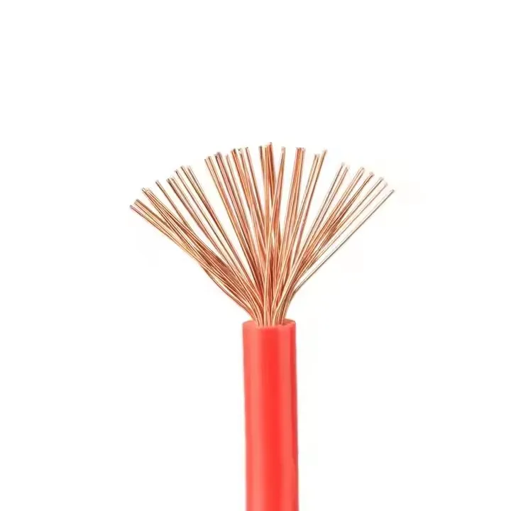 Manufacturer High Quality  4mm2 Flexible Cable H07V-U H07V-R 450V/750V PVC Copper Electrical Wire