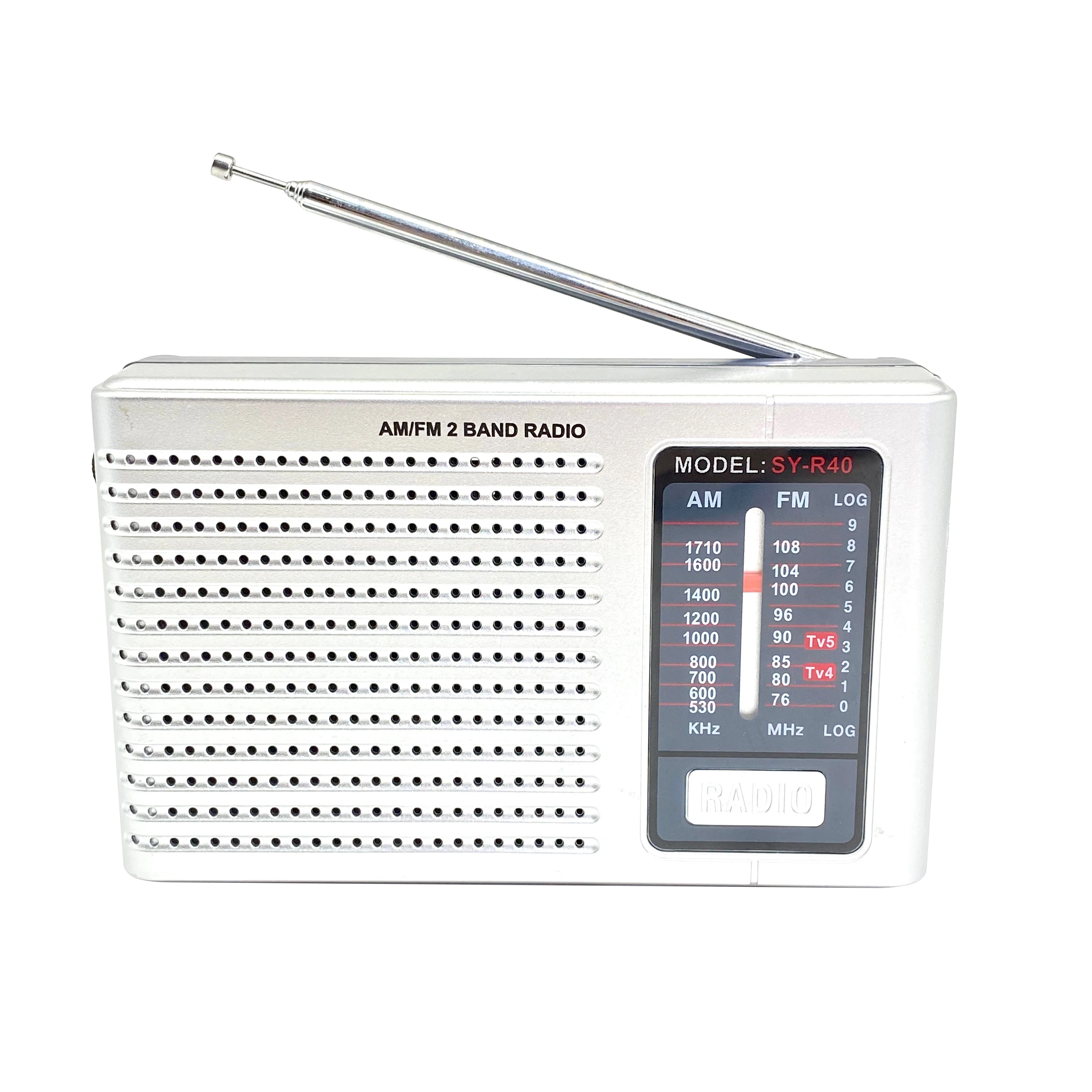 AM FM TV 3 Band Portable Tuning  Table Radio With Speaker Telescopic Antenna Lounder Speaker