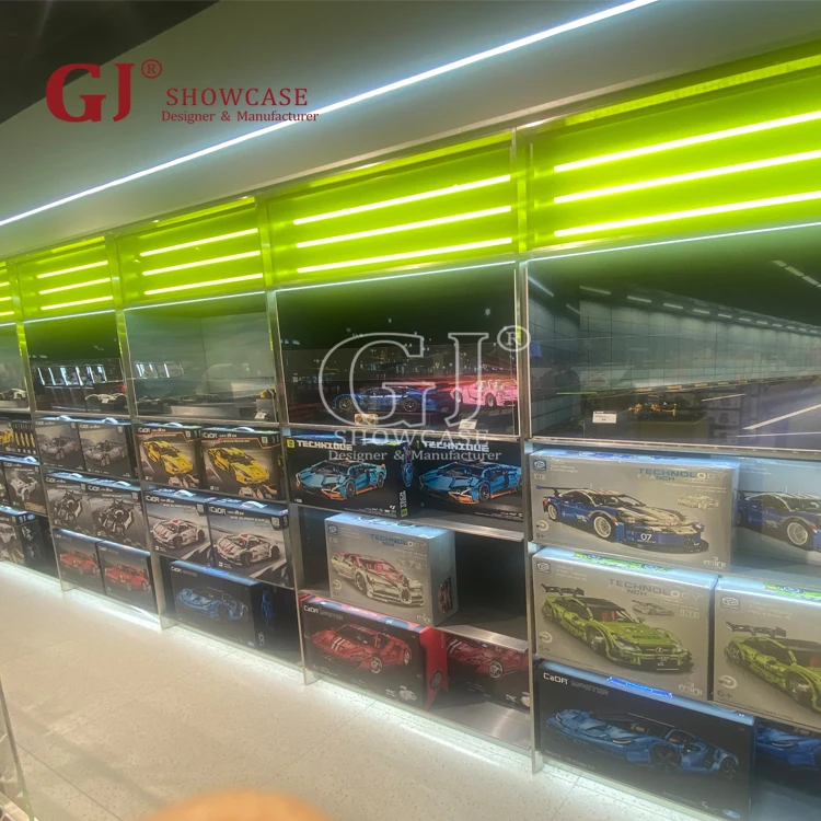 Action Figure Display Case Wall Mounted Wood Anime Figure Display Shelf Ideas Shop Interior Design