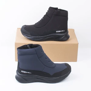 Hai Boxuan Men's Autumn Winter Fashion Trend Foreign Trade Tailstock Lightweight Soft Bottom High-top Waterproof Snow Boots