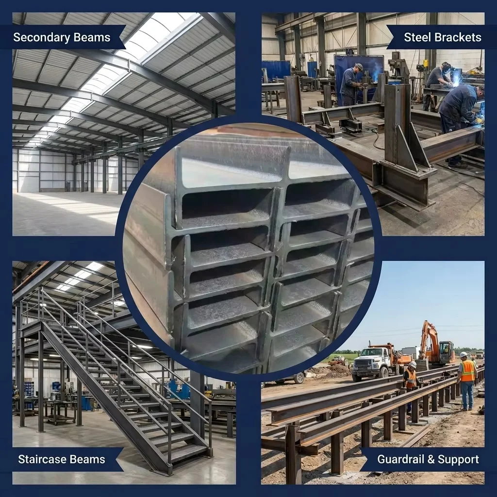 S355 S235jr Hot Rolled I Beam Section for Processing Equipment Factory Direct