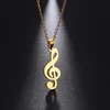 G Clef Note Collier