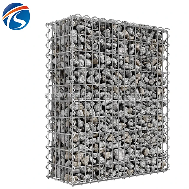 Высококачественная каменная корзина Gabion оцинкованная сварная Подпорная