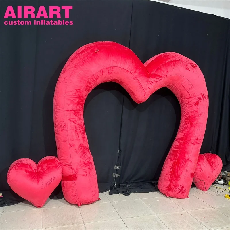 Syhood Cuore gonfiabile per San Valentino, 1,8 m, gigante, decorazione per esterni, con luci LED integrate, per San Valentino, giardino, anniversario di matrimonio, interni