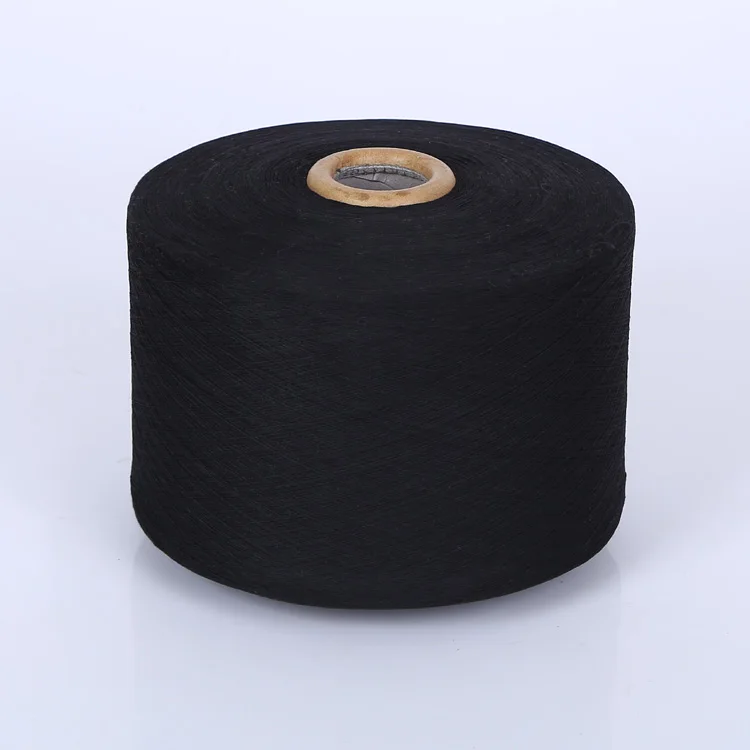 Ne6s/1 Open End Recycled Cotton Polyester Blended Yarn for Knitting Gloves