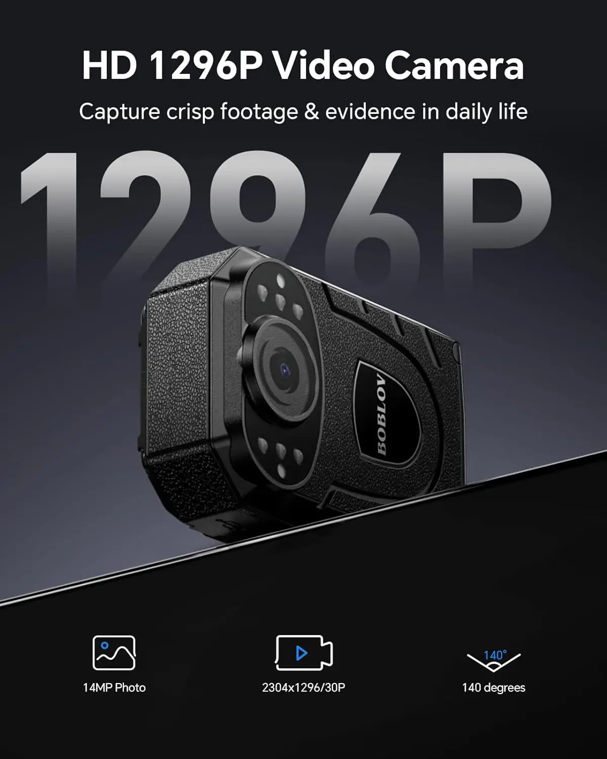 BOBLOV High Quality KJ21 1296P 256GB Max Inch Screen Night