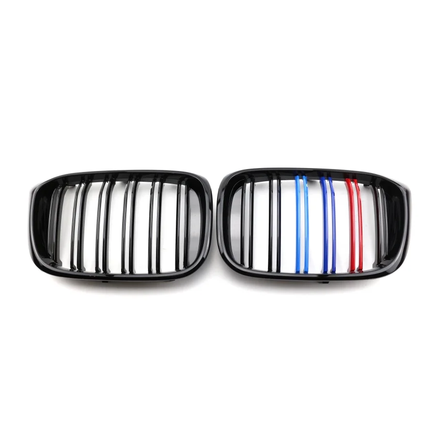 product tiypeor car abs starry sky black grille front bumper grille compatible with bmw x3 g01 2018 2021-10