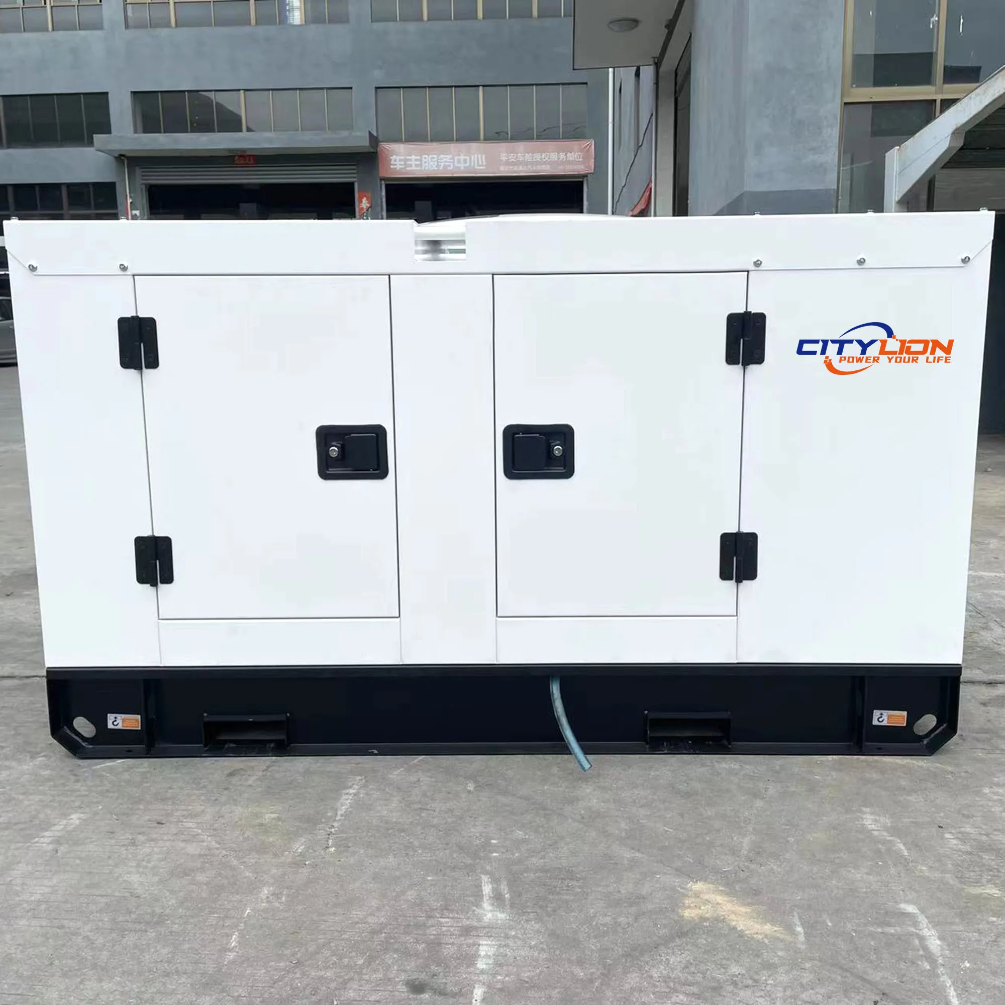 Factory Silent 60Hz Diesel Generator Set Digital Controller Soundproof Canopy 8hrs Base Fuel Tank 15Kw 30Kw 50Kw 7-10 Days Lead
