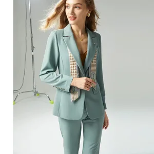 High Quality Two-Piece Casual Fashion Women's Office Wear Suits Quality Producer Suit Sets for Ladies