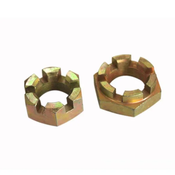 Custom M4 M5 M6 M8 M10 Stainless Steel/carbon steel hex slotted nut Boat Outboard Motor Castle Prop Propeller Nut for motorcycle
