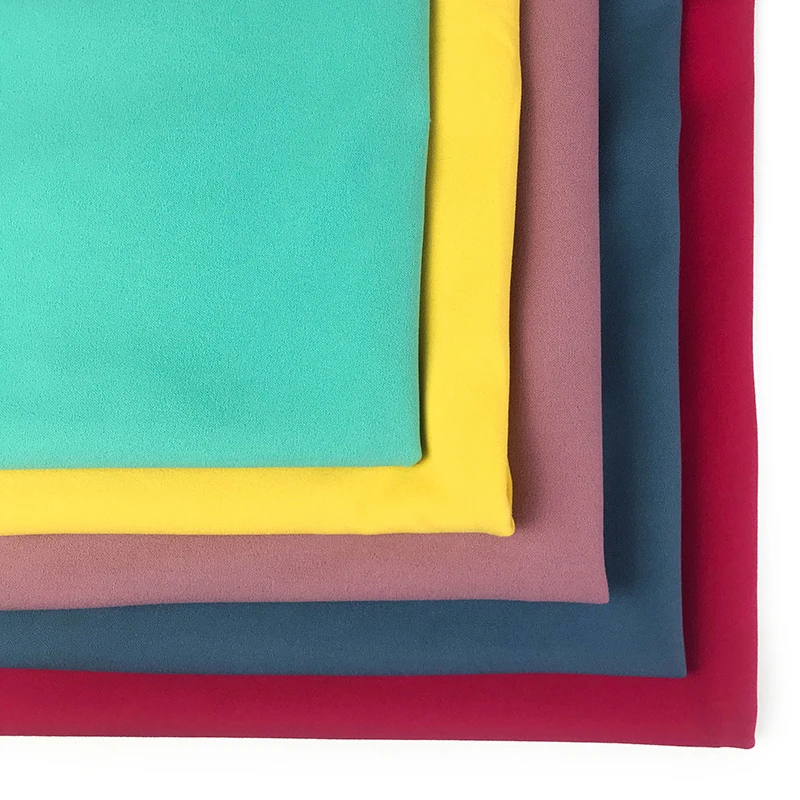 Оптовая продажа текстильный креп для подводного плавания крашеная ткань PD Модная трикотажная