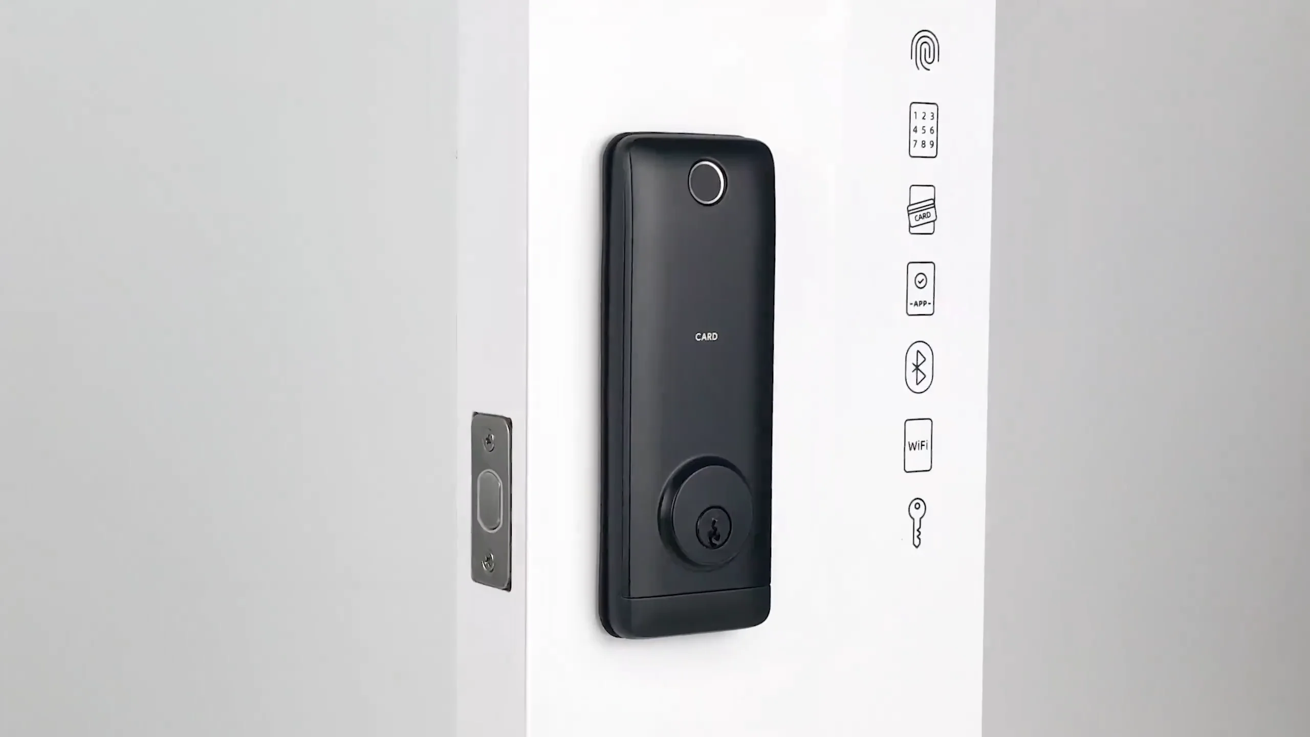Liliwise Waterproof Entrance Outdoor Smart Deadbolt Keypad Digital Lock Without Handle Tuya App
