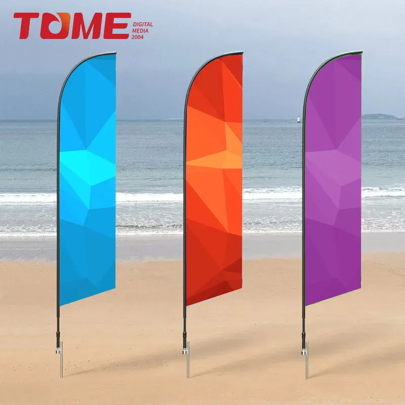 Advertising Decoration Flying Banner Stand Beach Flag Stand Buy 