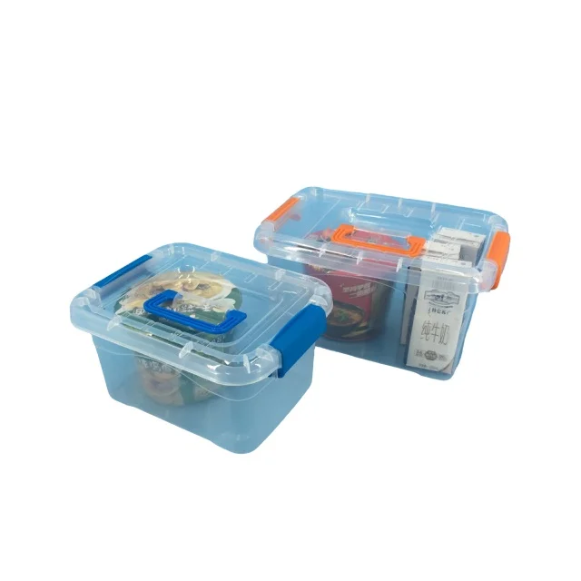 Transparent  Kitchen Clear Plastic Containers Storage Boxes With Lids