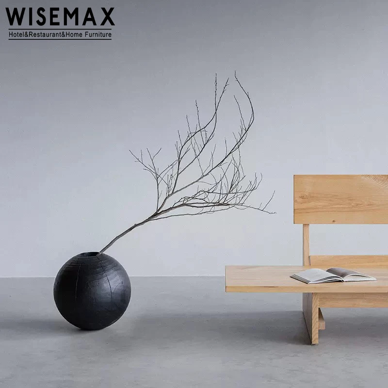 WISEMAX мебель светлая Роскошная домашняя напольная декоративная ваза для цветов ресторана деревянный стол
