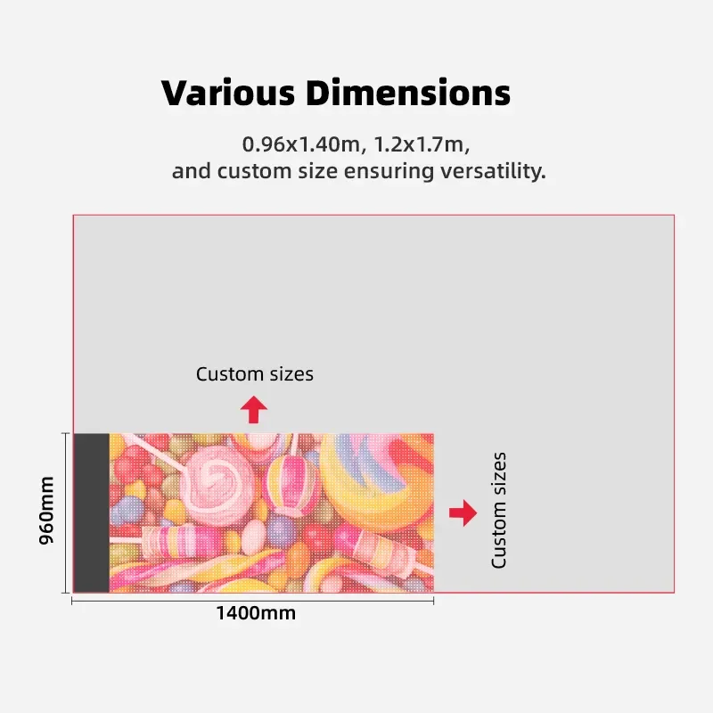 Flexible Transparent Curtain LED Mesh Display Grid Screen Advertising Building Background Wall Led Magic Carpet Banner
