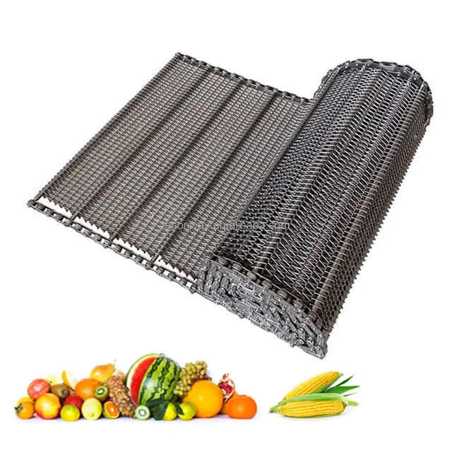 Stainless Steel Wire Net Conveyor Belt Transporting Food and Beverage for Food Processing Machinery Parts 2