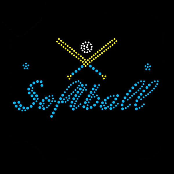 Custom rhinestone iron on transfers Clearance