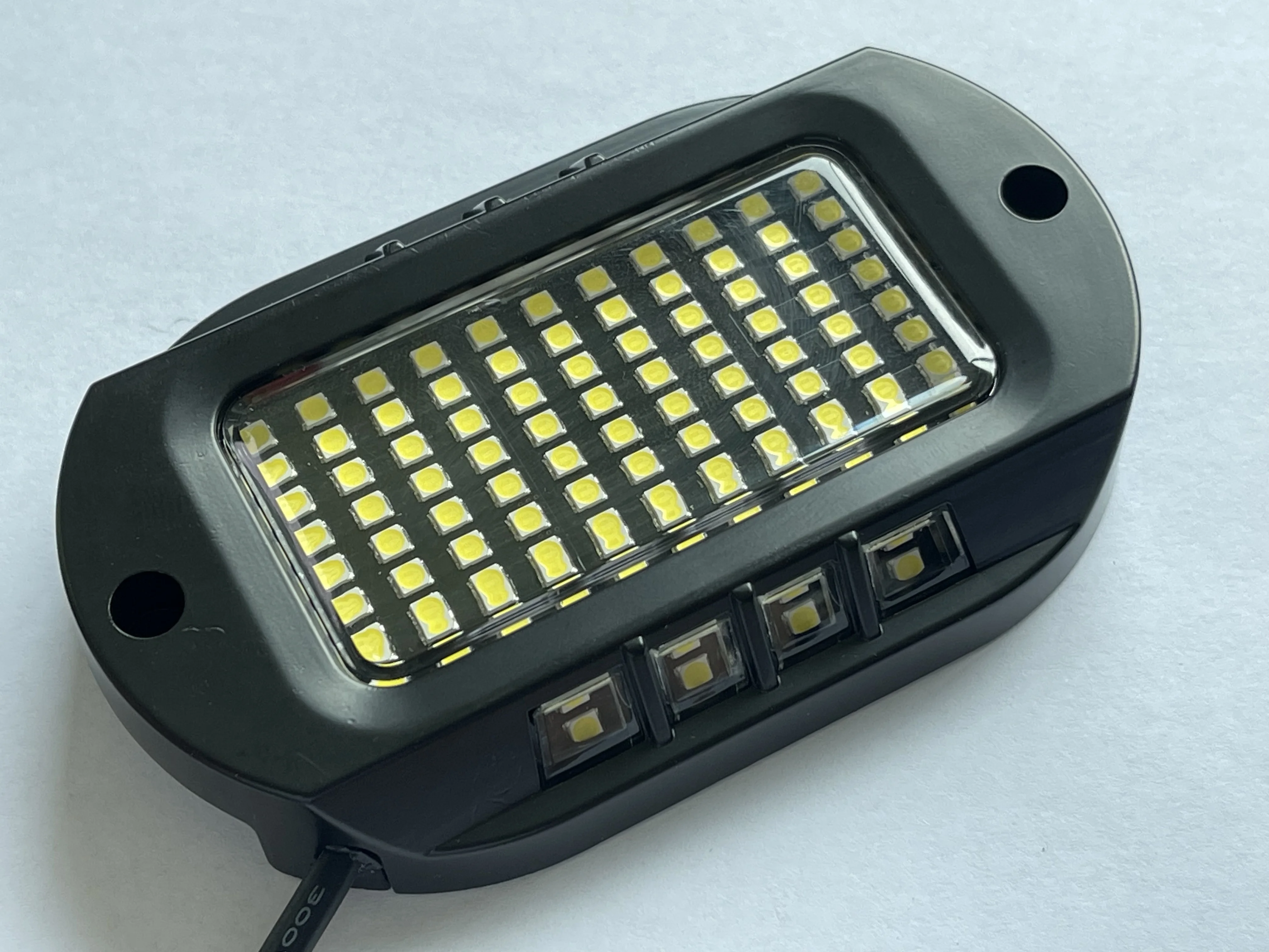 KSS 2023 NEWEST Manufacturer Waterproof LED Pod Light 104 Brightest Pure White Color LED Rock Light Kit Underbody Led Rock Light