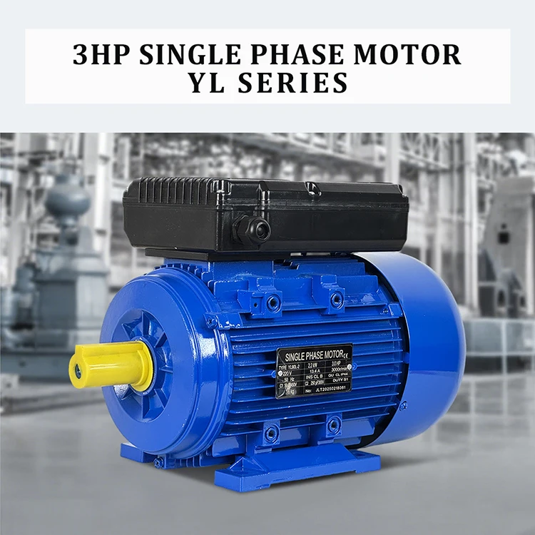 JULANTE YL90L-2 220V Single Phase Asynchronous Induction Capacitor Electric Motor for Vacuum