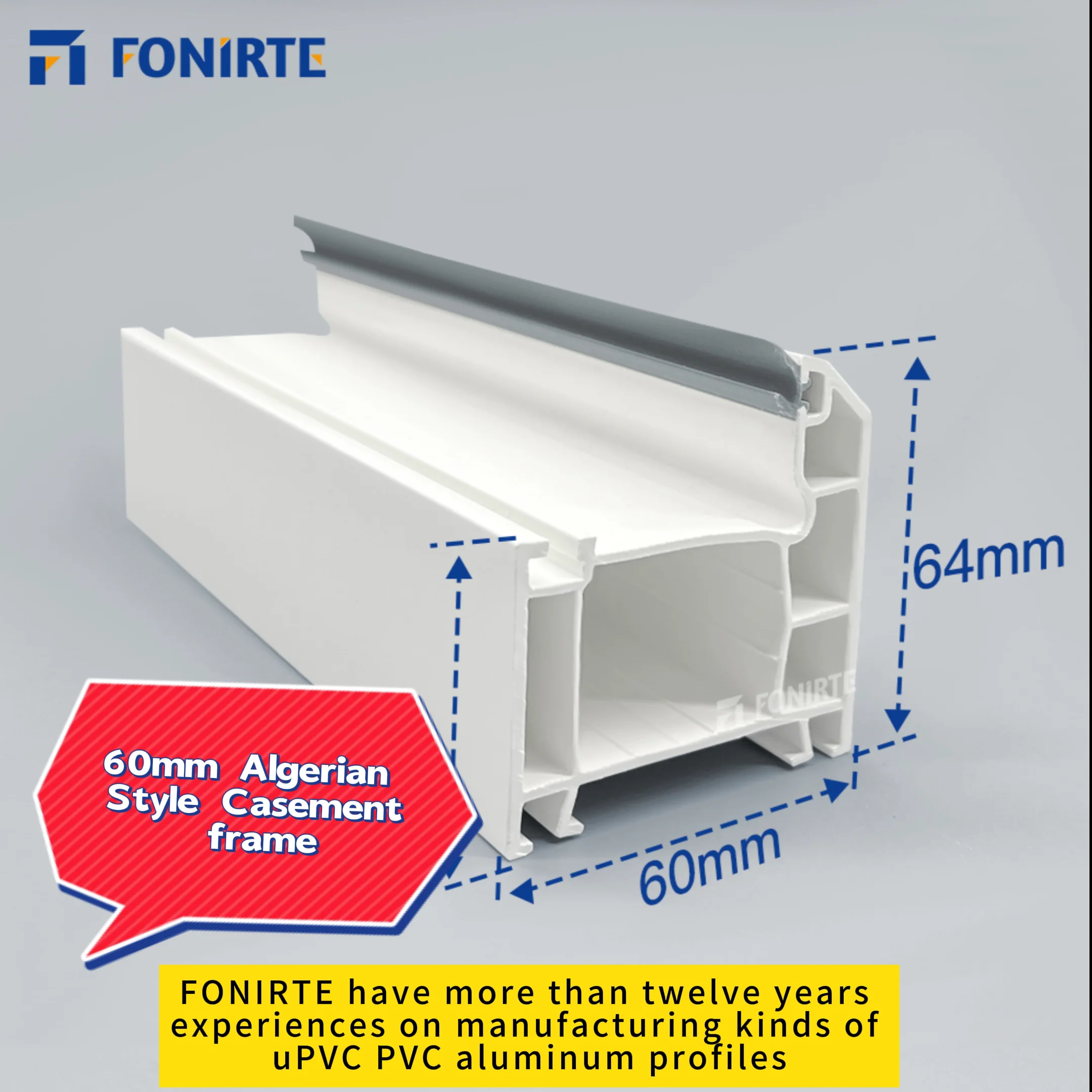 Casement Windows Customized Style Pvc Windows Profile Soundproof Upvc Profile To Make Windows