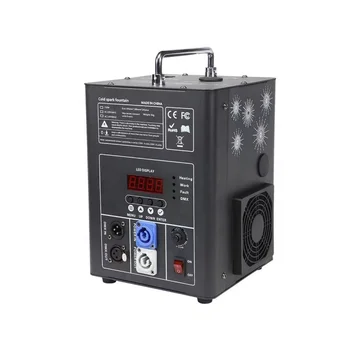 600W Cold Spark Machine Wireless Fireworks Fountain Sparkler Remote DMX512 For Wedding Party