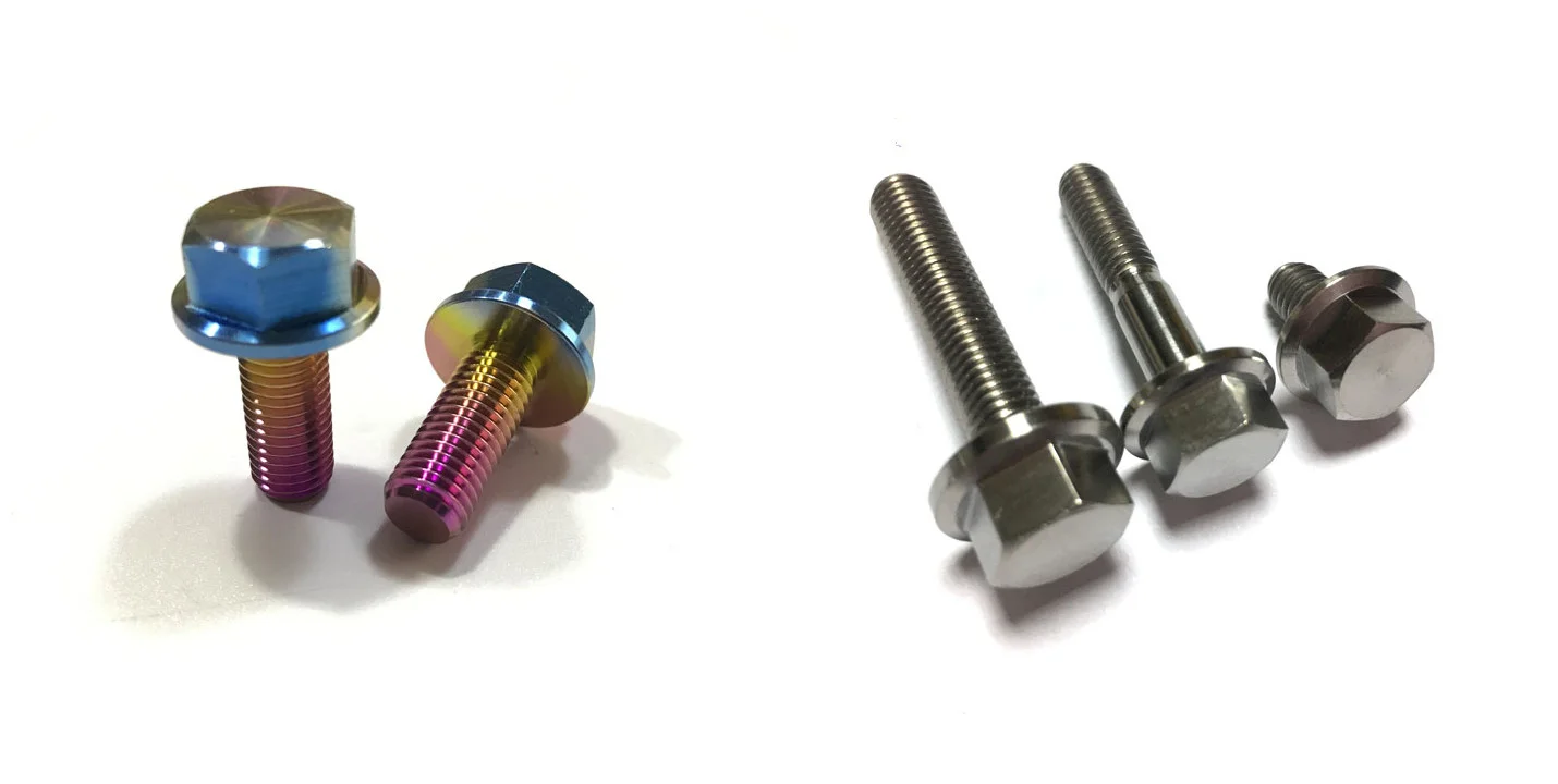 Gr5 Anodized Colored M4 M6 M8 Bicycle Motorcycle Titanium Screw ...
