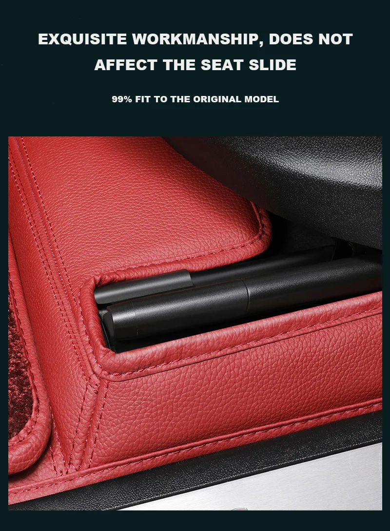 Custom Car Floor Mats for BMW Series Car Protection Full Coverage Pads Anti-Slip Leather Floor Lining All Weather Car Floor Mats