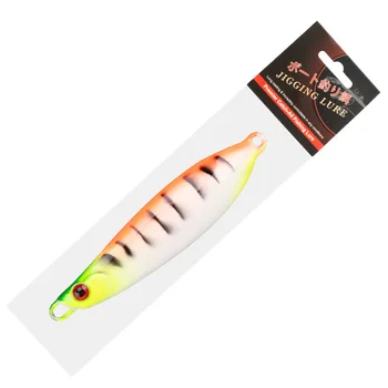 Sea Fishing Small Iron Plate S Biomimetic Snake Shaped Iron Plate Sea Bass Cod Night Light Boat Fishing Iron Plate Bait – Lure – view 4