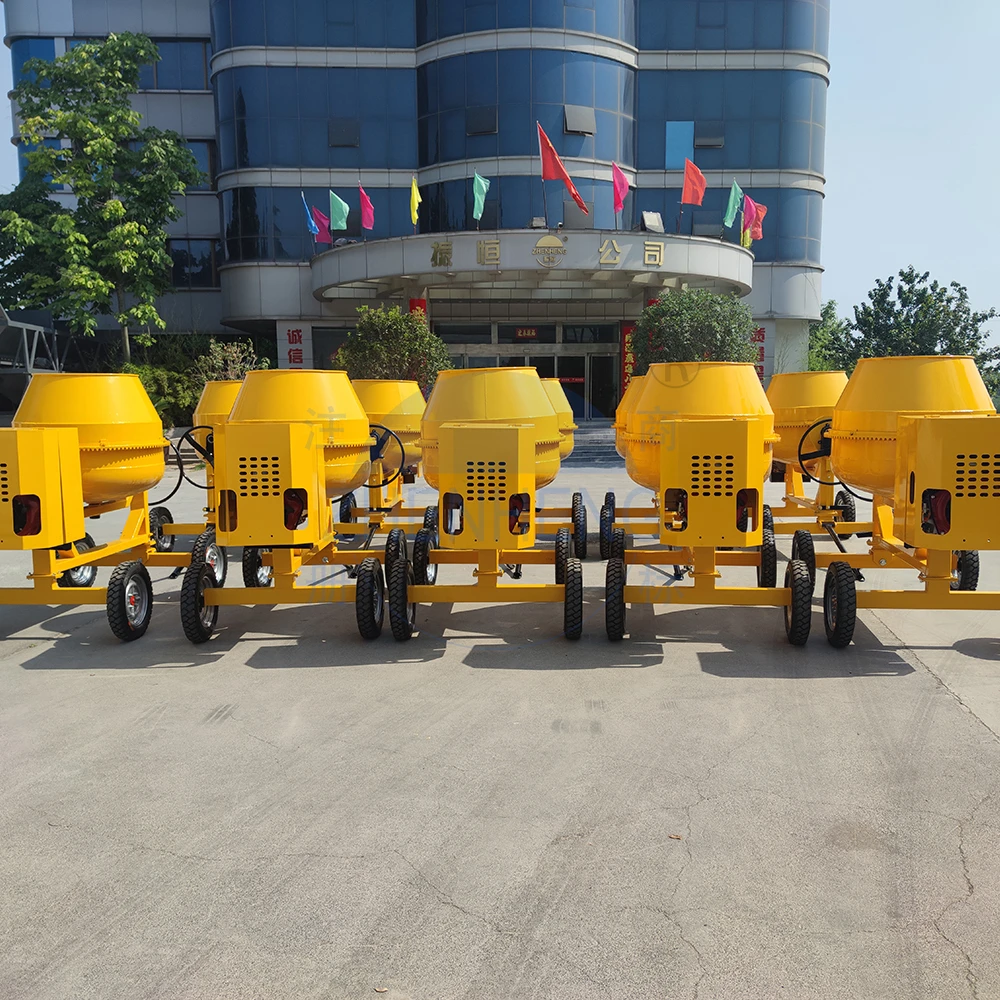 CE Manual Mixers Machine Electric Portable Construction Betoneira Hand Concrete Mechanical Mixer With Motor for Home Use